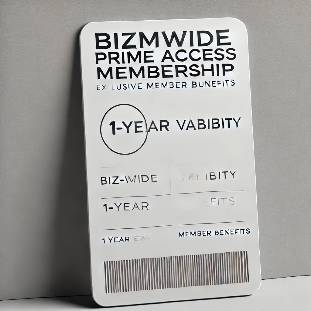 BIZMWIDE Prime Access Pass
